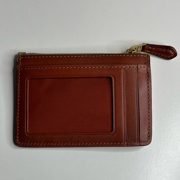 COACH Color Block Coated Canvas Signature Mini Skinny Wallet - Picture 8 of 8